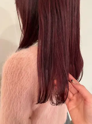 カラー 七ッ星+国立 momokaのヘアスタイル