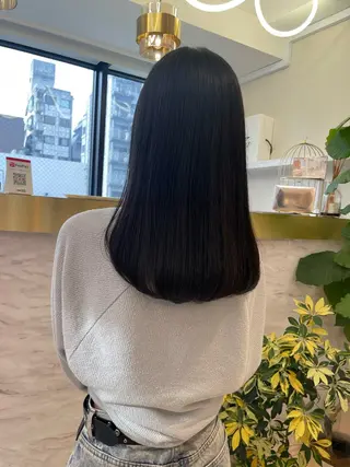 ロング ショート・ボブ 中村俊哉のヘアスタイル