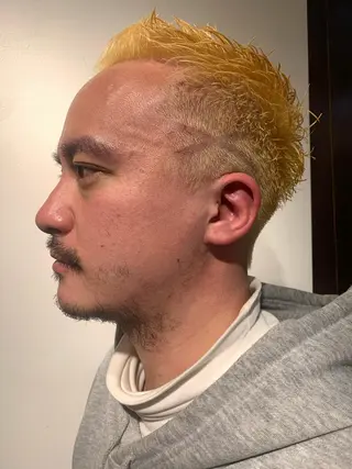 カラー メンズ ハイトーンカラー🩵 耳ツボジュエリー👂のその他イメージ