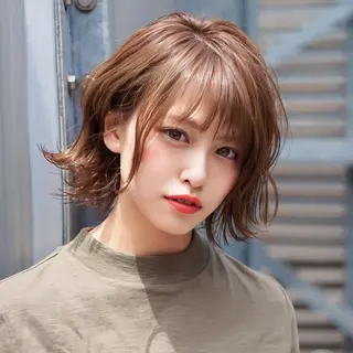 ミディアム カラー パーマ ヘアアレンジ メンズ キッズ ネイル マツエク・マツパ アイブロウ 渋谷レイヤーカット❌ 縮毛矯正専門/武田涼のヘアスタイル