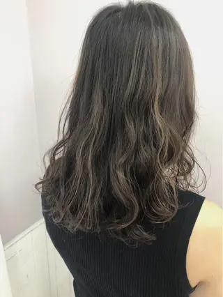 ロング カラー パーマ 横浜Bob美容師🤎 ERINAのヘアスタイル