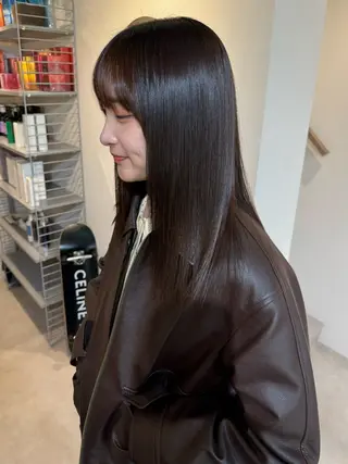 ロング パーマ shiro.kobe 森彩華のヘアスタイル