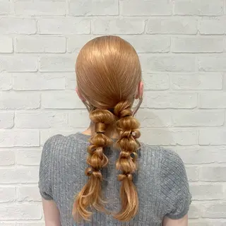 ロング ヘアアレンジ 黒須 美海のヘアスタイル