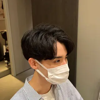ショート パーマ メンズ 梅田茶屋町メンズ 専門美容師 山元一平のヘアスタイル