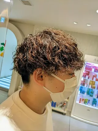 パーマ メンズ 小川 健治✨のヘアスタイル