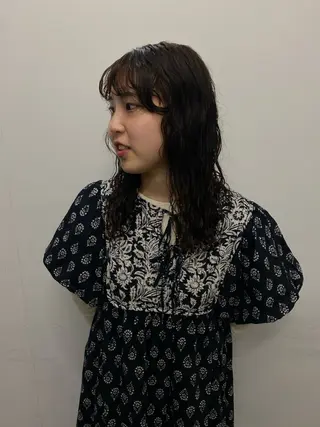 パーマ nishika yume🍐🌿のヘアスタイル