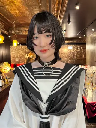 ショート カラー 圧倒的デザイン力 店長🎨RENAのヘアスタイル