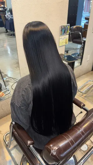 ロング カラー 小池 かなこのヘアスタイル