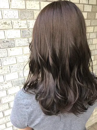 セミロング AYAKA 下北沢suuのヘアスタイル
