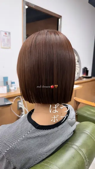 ミディアム カラー Rosso獨協大学前 YUNAのヘアスタイル