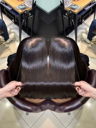 ロング カラー 🩵レイヤー✖︎ 髪質改善🩵リョウヤのヘアスタイル