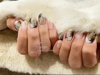 ネイル フルリール 【プライベートサロンのネイルデザイン