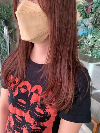 ロング 田中 亜沙美のヘアスタイル