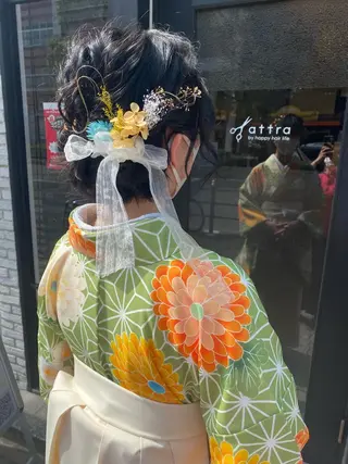 ショート ヘアアレンジ 新谷 桃子のヘアスタイル