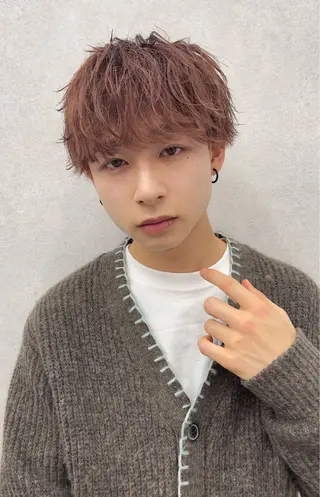 メンズ 波巻きスパイラル 近藤剛　浦和のヘアスタイル