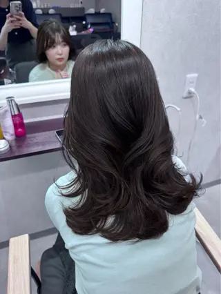 セミロング 堀江 真維のヘアスタイル