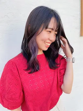 ミディアム 清家 浩貴のヘアスタイル