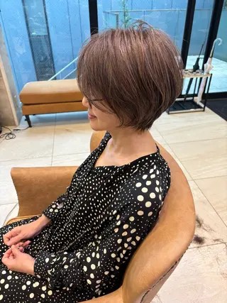 ショート 大人ショート特化/ カットモデル/表参道のヘアスタイル