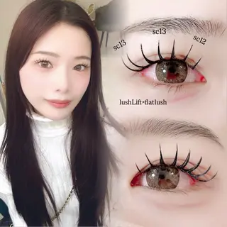 マツエク・マツパ まつ毛エクステモデル SHOKO🎀のマツエク・マツパデザイン