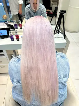 セミロング ‪❥ブリーチ💗 MIKUのヘアスタイル