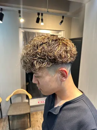カラー パーマ メンズ 🇺🇸大宮パーマ 波巻き/ツイスパのヘアスタイル