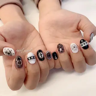 ミディアム nail jaol池袋店所属・ネイルJaol 池袋のネイルデザイン