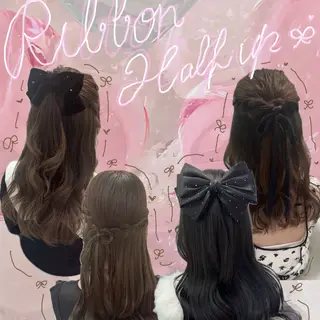 ヘアアレンジ Rio🎀ブリーチ なし透明感♡顔周り♡のヘアスタイル