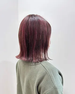 ミディアム 長谷川 大貴のヘアスタイル