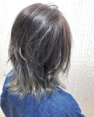 ミディアム カラー Lumiere 鈴木翔平のヘアスタイル