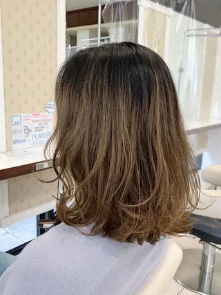 ミディアム miiro 長津田 髪質改善 フジムラのヘアスタイル