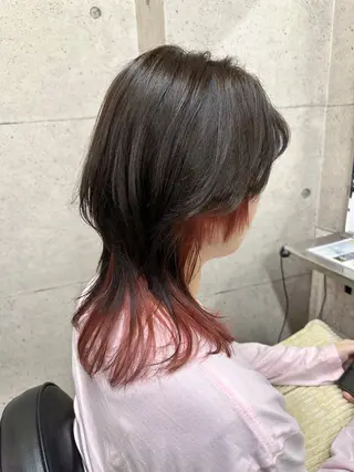 セミロング ウルフ美容師🏆 MIZUKIのヘアスタイル