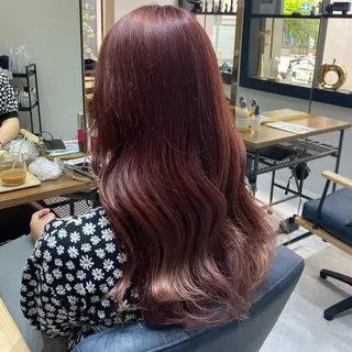 ロング カラー otoha✳︎ くすみ艶カラーのヘアスタイル