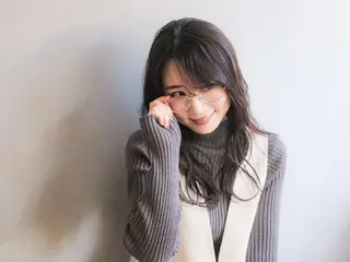 ミディアム 安藤悠里/ハイトーン /デザインカラーのヘアスタイル