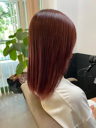 ミディアム カラー TELA HAIR 宮川悠斗のヘアスタイル