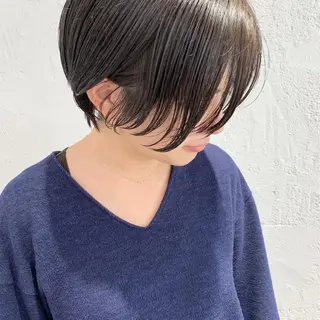 ショート ヘアアレンジ 🫧透明感カラー/ ボブ/小笠原汐海🪽のヘアスタイル