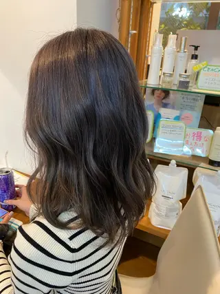 セミロング カラー 【エシカル】 HOSOMIのヘアスタイル