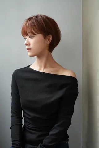 ショート 小野 明日香のヘアスタイル