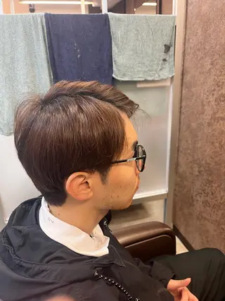 ミディアム メンズ 清水 寧生のヘアスタイル