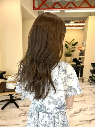 ロング カラー ヘアアレンジ 髪質改善/縮毛矯正 鈴木裕介のヘアスタイル