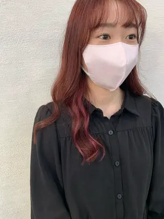 ロング カラー チバ ヒロトのヘアスタイル