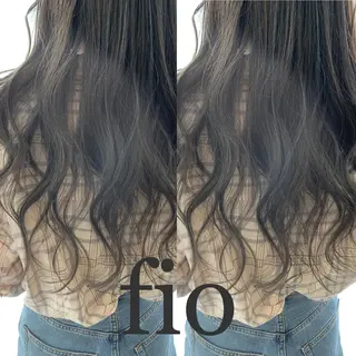 ロング カラー fio マナミのヘアスタイル