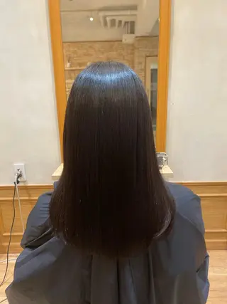 セミロング 美髪質改善✨ 縮毛矯正✨HIDEのヘアスタイル