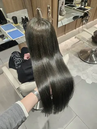 ロング カラー あかり/ 艶カラー/メンズのヘアスタイル