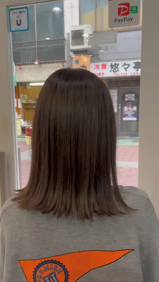 ミディアム カラー 艶髪🥣透明感カラー 🫧前田奈津実のヘアスタイル