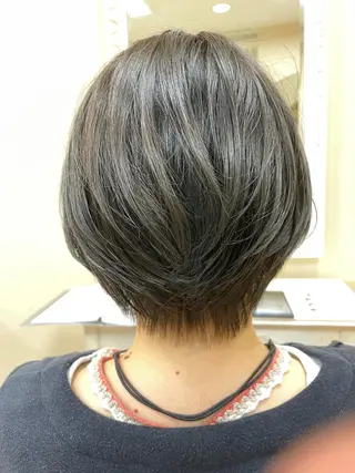 ショート KAKKY/ショート レイヤー/千種/池下のヘアスタイル