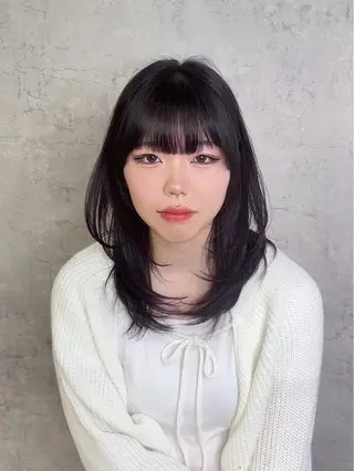 ミディアム トレンド韓国レイヤー 🇰🇷のんのヘアスタイル
