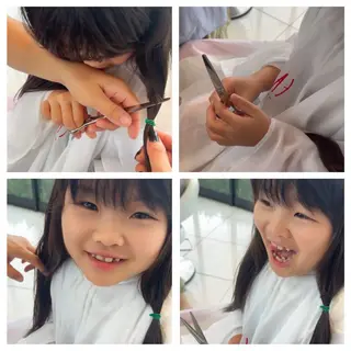 キッズ 山田 みかのヘアスタイル