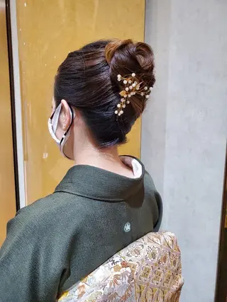 ヘアアレンジ 札幌円山ヘアメイク/ バーガスのヘアスタイル