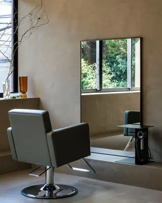 men'sセンター パート徳田浩二のヘアスタイル