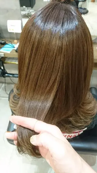 セミロング HAIR＆MAKE　EARTH　大泉学園店所属・ヘッドスパ🌼 守口幸恵🌈のヘアスタイル